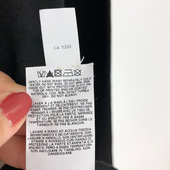 Save The Queen Black and White Crew Neck Sweater - Picture 6 of 9